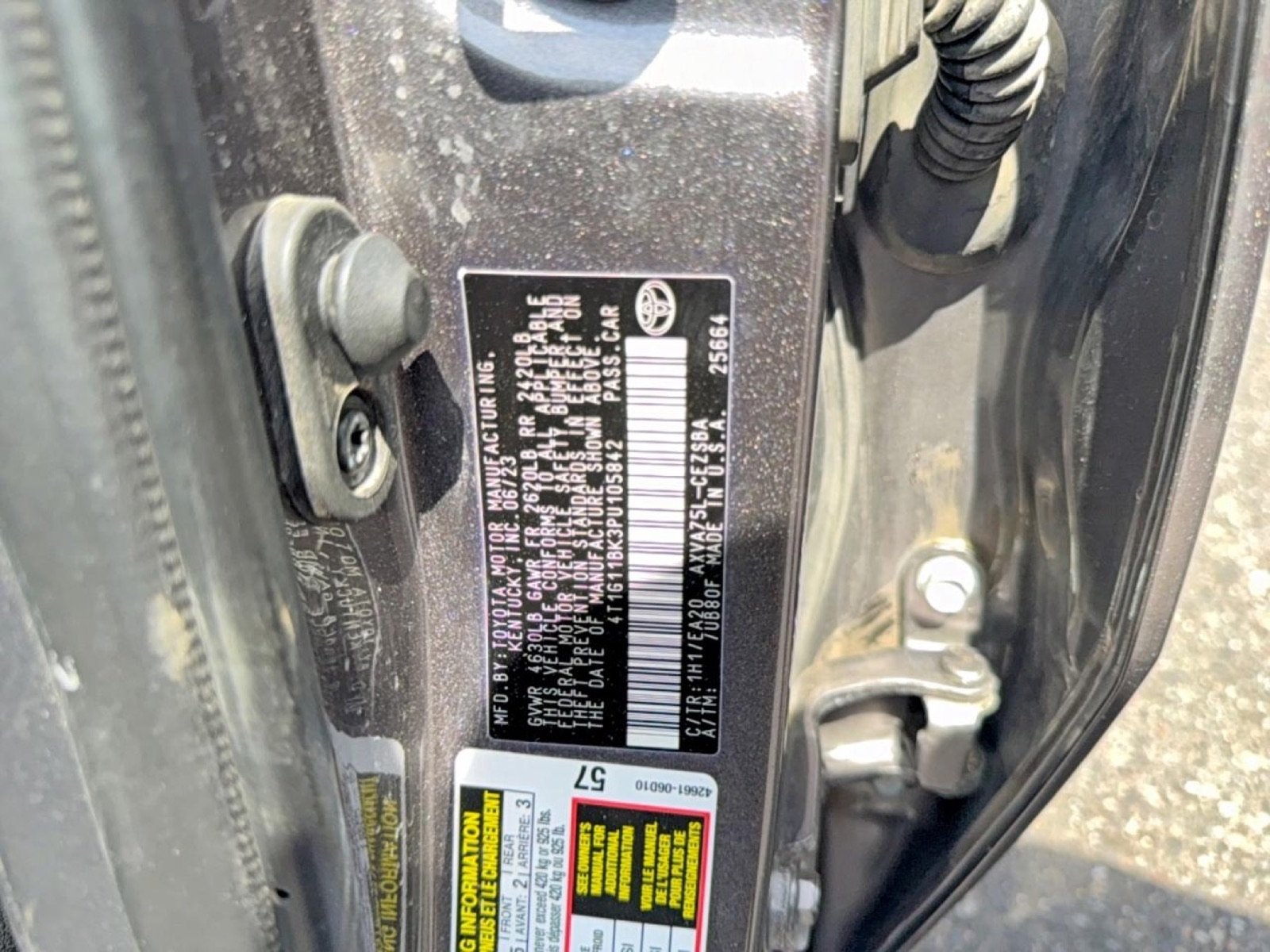 Additional photograph of 2023 Toyota Camry SE
